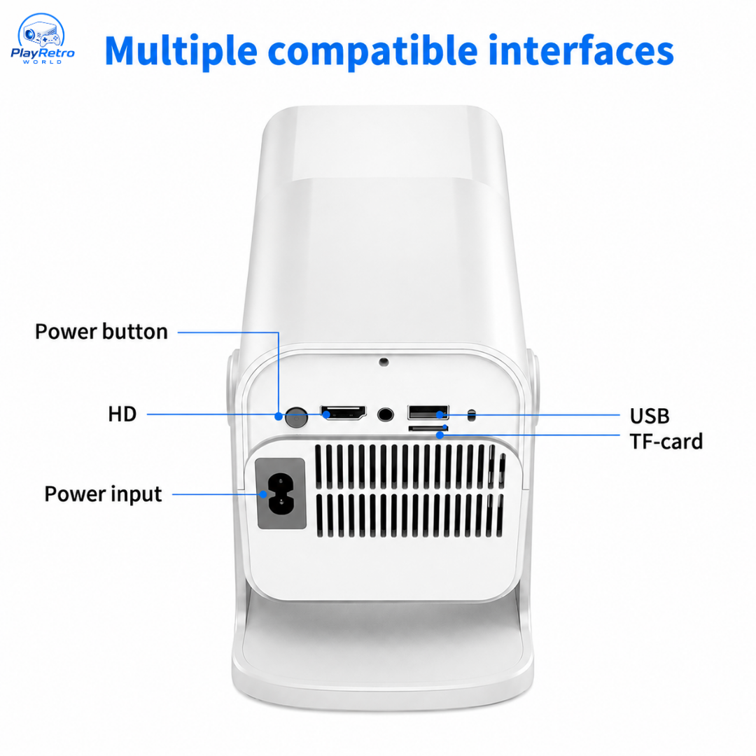 Portable 4K Gaming & Streaming Projector