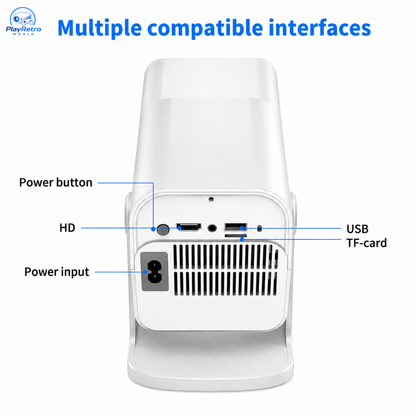 Portable 4K Gaming & Streaming Projector