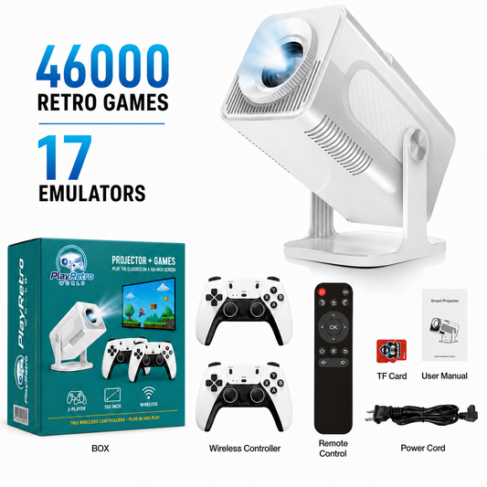 Portable 4K Gaming & Streaming Projector